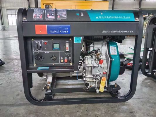 Générateur diesel de 10 KVA équipé d'un alternateur en cuivre à 100% et d'un démarrage électrique en courant continu de 24 V