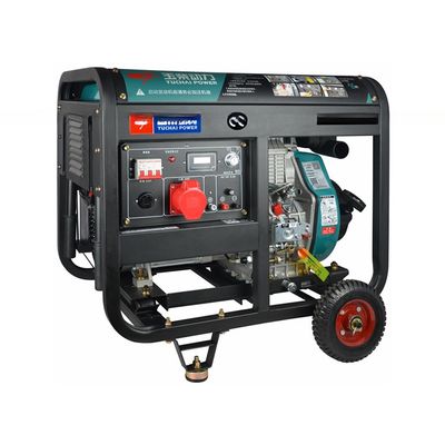 Système de protection contre les températures élevées 8.2 Kva Générateur diesel réglé pour une fréquence de 50 Hz/60 Hz