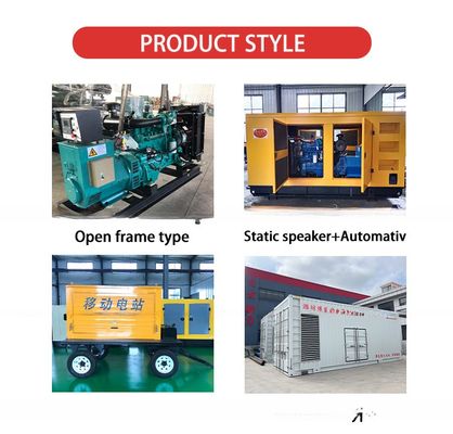 Générateur diesel de 30 kW 30kva 37.5kva 30kva 220 volts à isolation acoustique silencieux et ouvert
